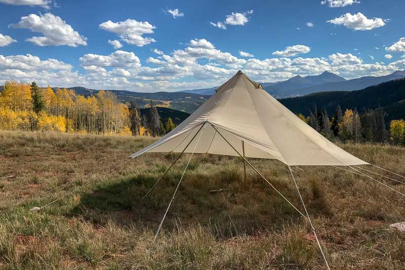 flying tent CanvasCamp Bell Tent Rain Fly – Nomadic