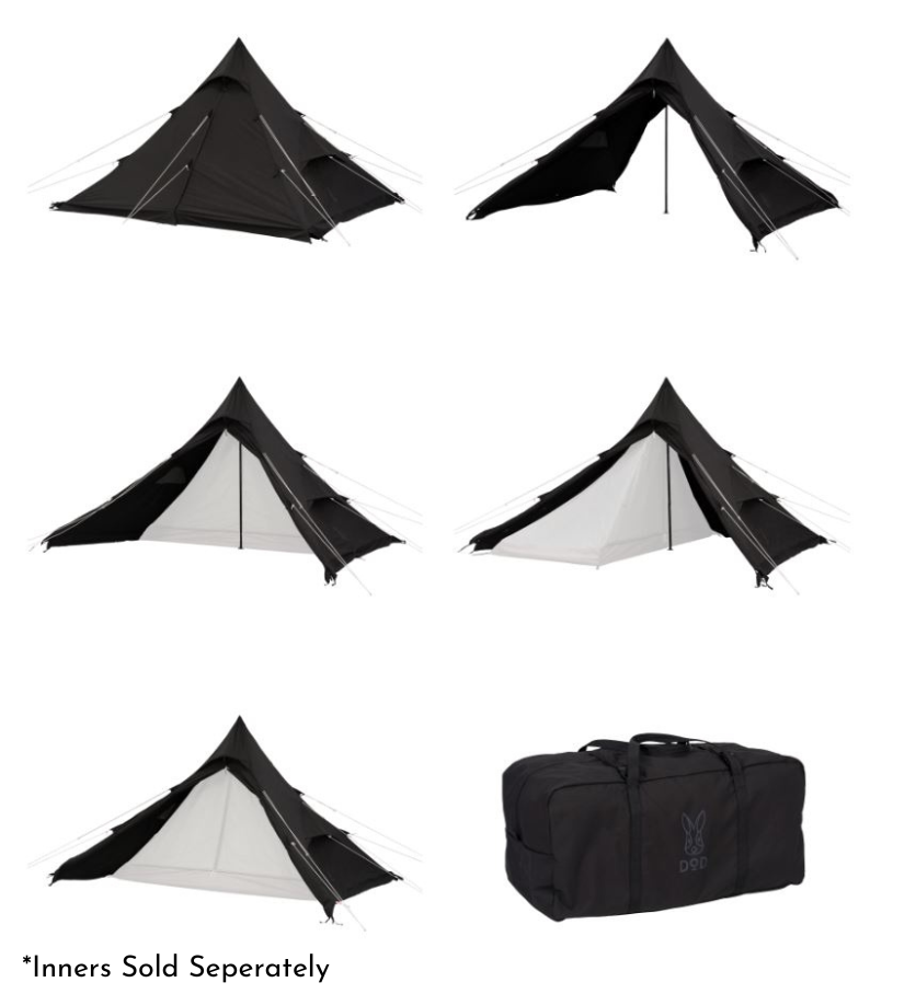 ichi one pole tent DOD Outdoors Apex Tipi light Tent